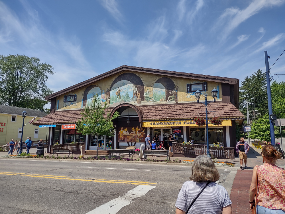 Frankenmuth Fudge. We got five different flavors, 5 pounds total