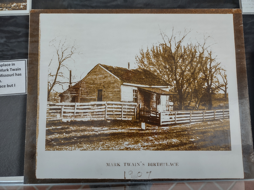Photo of cabin before being moved.