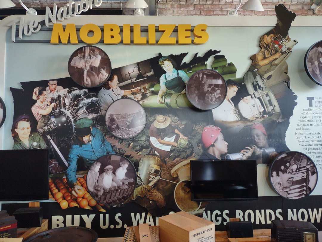 Display of the war effort