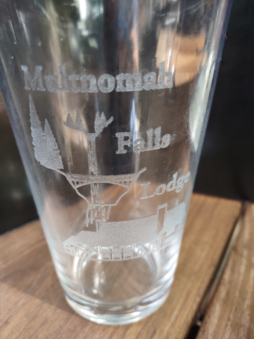 The glass my beer came in.